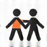 Icon representing a collaborative partnership