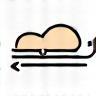 Icon representing a streamlined process